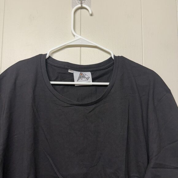 Third Party Brand Embroidered Logo Blank T Shirt Black Men 2Xl NWOT - Picture 2 of 9